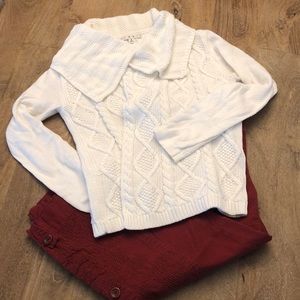 CAbi sweater...Cable Cozy